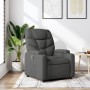 Sillón reclinable de tela gris oscuro en Sillones | Comprar online en Foru.es