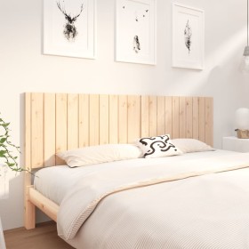 Cabecero de cama madera maciza de pino 205,5x4x100 cm de , Cabeceros y pies de cama - Ref: Foro24-818890, Precio: 94,02 €, De...