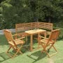 Juego de bistró para jardín 4 piezas madera maciza de acacia de , Conjuntos de jardín - Ref: Foro24-3057863, Precio: 423,43 €...