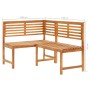 Juego de bistró para jardín 4 piezas madera maciza de acacia de , Conjuntos de jardín - Ref: Foro24-3057863, Precio: 452,79 €...