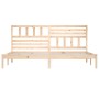 Estructura de cama madera maciza de pino 180x200 cm de , Camas y somieres - Ref: Foro24-3101038, Precio: 149,76 €, Descuento: %