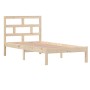 Estructura de cama individual de madera maciza 90x190 cm de , Camas y somieres - Ref: Foro24-3101183, Precio: 86,70 €, Descue...