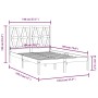 Estructura de cama madera maciza de pino 140x190 cm de , Camas y somieres - Ref: Foro24-3103978, Precio: 118,18 €, Descuento: %