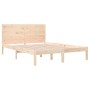 Estructura de cama de madera maciza de pino 160x200 cm de , Camas y somieres - Ref: Foro24-3104163, Precio: 162,09 €, Descuen...