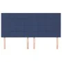 Headboards 4 units of blue fabric 80x5x78/88 cm by , Headboards and footboards - Ref: Foro24-3116344, Price: 111,37 €, Discou...