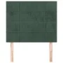 Kopfteile 2 Einheiten aus dunkelgrünem Samt 80x5x78/88 cm von , Kopf- und Fußteile - Ref: Foro24-3116365, Preis: 60,09 €, Rab...