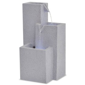 Fuente de agua de interior con luz LED de poliresina de vidaXL, Fuentes y cascadas - Ref: Foro24-244291, Precio: 61,23 €, Des...