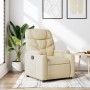 Sillón reclinable de tela color crema en Sillones | Comprar online en Foru.es