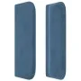 Dark blue velvet headboard 163x16x78/88 cm by , Headboards and footboards - Ref: Foro24-3118826, Price: 71,84 €, Discount: %