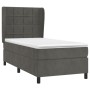 Cama box spring con colchón terciopelo gris oscuro 80x200 cm de , Camas y somieres - Ref: Foro24-3129178, Precio: 339,01 €, D...
