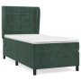 Cama box spring con colchón terciopelo verde oscuro 90x190 cm de , Camas y somieres - Ref: Foro24-3129186, Precio: 340,52 €, ...
