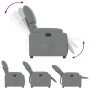 Sillón reclinable de tela gris claro en Sillones | Comprar online en Foru.es