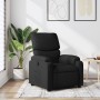 Sillón reclinable de tela negra en Sillones | Comprar online en Foru.es