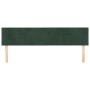Cabeceros 2 unidades de terciopelo verde oscuro 80x5x78/88 cm de , Cabeceros y pies de cama - Ref: Foro24-346071, Precio: 53,...