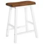 Taburetes de cocina 2 unidades madera maciza de vidaXL, Taburetes de cocina - Ref: Foro24-245546, Precio: 96,87 €, Descuento: %