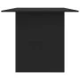 Mesa de comedor de madera de ingeniería negro 180x90x76 cm de , Mesas de cocina y de comedor - Ref: Foro24-800469, Precio: 14...