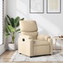 Sillón reclinable de tela color crema en Sillones | Comprar online en Foru.es