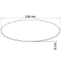 Tablero de mesa de cristal templado redondo 300 mm de vidaXL, Tableros para mesas - Ref: Foro24-244612, Precio: 19,43 €, Desc...