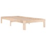 Estructura de cama madera maciza 90x190 cm de , Camas y somieres - Ref: Foro24-810330, Precio: 65,88 €, Descuento: %