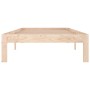Estructura de cama madera maciza 90x190 cm de , Camas y somieres - Ref: Foro24-810330, Precio: 65,88 €, Descuento: %