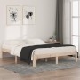 Estructura de cama de madera maciza de pino 140x190 cm de , Camas y somieres - Ref: Foro24-810345, Precio: 94,86 €, Descuento: %