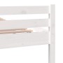 Estructura de cama madera maciza blanca 100x200 cm de , Camas y somieres - Ref: Foro24-814810, Precio: 111,71 €, Descuento: %