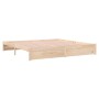 Estructura de cama madera maciza 200x200 cm de , Camas y somieres - Ref: Foro24-814969, Precio: 148,00 €, Descuento: %