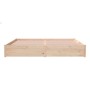 Estructura de cama madera maciza 200x200 cm de , Camas y somieres - Ref: Foro24-814969, Precio: 148,00 €, Descuento: %