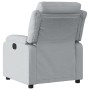 Sillón reclinable de tela gris claro en Sillones | Comprar online en Foru.es