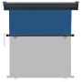 Toldo lateral de balcón azul 160x250 cm de , Sombrillas - Ref: Foro24-48432, Precio: 77,61 €, Descuento: %