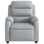 Sillón reclinable de tela gris claro en Sillones | Comprar online en Foru.es