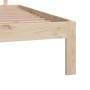 Estructura de cama de madera maciza de pino 160x200 cm de , Camas y somieres - Ref: Foro24-810505, Precio: 127,64 €, Descuent...