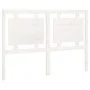 Bettkopfteil aus massivem weißem Kiefernholz, 140,5 x 4 x 100 cm von , Kopf- und Fußteile - Ref: Foro24-817936, Preis: 78,55 ...