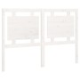 Cabecero de cama madera maciza de pino blanco 140,5x4x100 cm de , Cabeceros y pies de cama - Ref: Foro24-817936, Precio: 79,8...