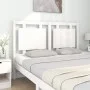 Bettkopfteil aus massivem weißem Kiefernholz, 140,5 x 4 x 100 cm von , Kopf- und Fußteile - Ref: Foro24-817936, Preis: 78,55 ...