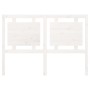Cabecero de cama madera maciza de pino blanco 140,5x4x100 cm de , Cabeceros y pies de cama - Ref: Foro24-817936, Precio: 79,8...