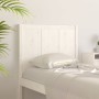 Cabecero de cama madera maciza de pino blanco 80,5x4x100 cm de , Cabeceros y pies de cama - Ref: Foro24-818066, Precio: 63,03...