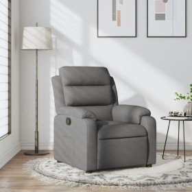 Sillón reclinable de tela gris oscuro en Sillones | Comprar online en Foru.es