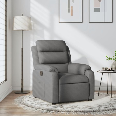 Sillón reclinable de tela gris oscuro en Sillones | Comprar online en Foru.es