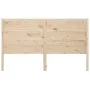 Cabecero madera maciza de pino 141x4x100 cm de , Cabeceros y pies de cama - Ref: Foro24-818715, Precio: 86,27 €, Descuento: %