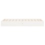 Estructura de cama individual madera maciza blanco 90x190 cm de , Camas y somieres - Ref: Foro24-820068, Precio: 93,10 €, Des...