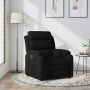 Sillón reclinable de tela negra en Sillones | Comprar online en Foru.es