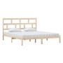 Estructura de cama de madera maciza super king 180x200 cm de , Camas y somieres - Ref: Foro24-3101233, Precio: 144,33 €, Desc...