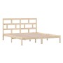 Estructura de cama de madera maciza super king 180x200 cm de , Camas y somieres - Ref: Foro24-3101233, Precio: 144,33 €, Desc...