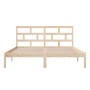 Estructura de cama de madera maciza super king 180x200 cm de , Camas y somieres - Ref: Foro24-3101233, Precio: 144,33 €, Desc...
