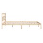 Estructura de cama de madera maciza super king 180x200 cm de , Camas y somieres - Ref: Foro24-3101233, Precio: 144,33 €, Desc...