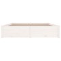 Estructura de cama con cajones blanco 120x190 cm de , Camas y somieres - Ref: Foro24-3103494, Precio: 235,21 €, Descuento: %