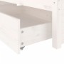 Estructura de cama con cajones blanco 120x190 cm de , Camas y somieres - Ref: Foro24-3103494, Precio: 235,21 €, Descuento: %