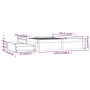 Estructura de cama con cajones blanco 120x190 cm de , Camas y somieres - Ref: Foro24-3103494, Precio: 235,21 €, Descuento: %
