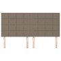 Cabeceros 4 unidades de tela gris taupe 100x5x78/88 cm de , Cabeceros y pies de cama - Ref: Foro24-3116358, Precio: 112,02 €,...